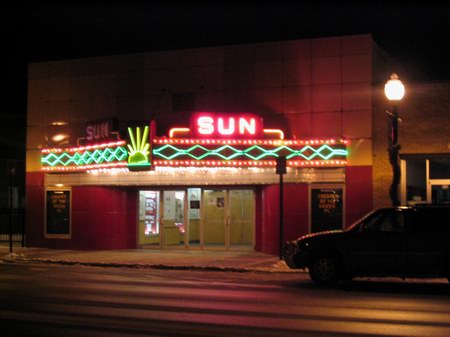 Sun Theatre - Night Shot (newer photo)